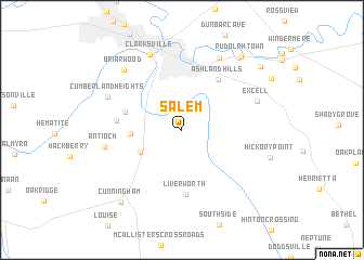 map of Salem