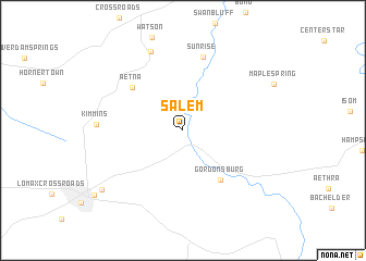 map of Salem