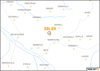 map of Salem