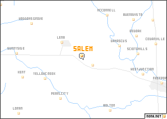 map of Salem