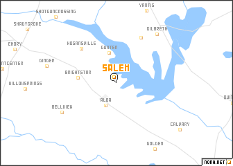 map of Salem