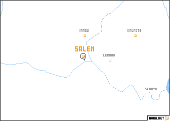 map of Salem