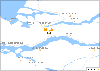 map of Salen