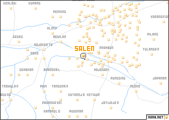 map of Salen