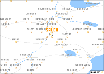 map of Salen