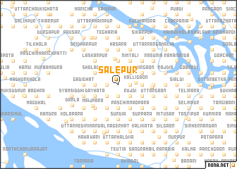 map of Sālepur