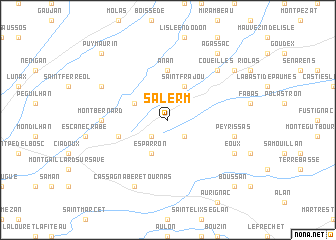 map of Salerm