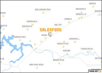 map of Sales Ford