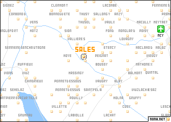 map of Sales