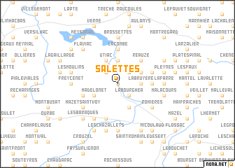 map of Salettes