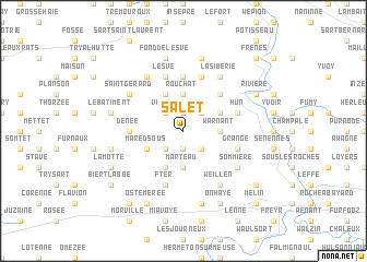 map of Salet