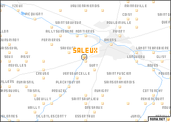 map of Saleux