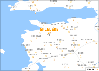 map of Salevere