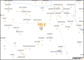 map of Salé