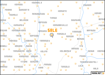 map of Salé