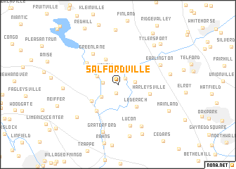 map of Salfordville