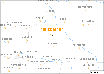 map of Salgadinho