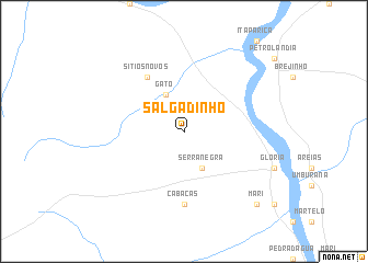 map of Salgadinho