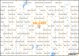 map of Sālgaon