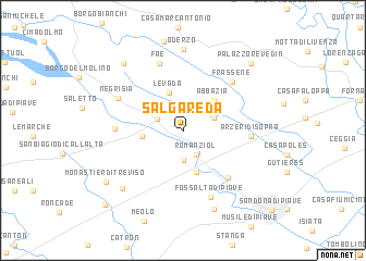 map of Salgareda