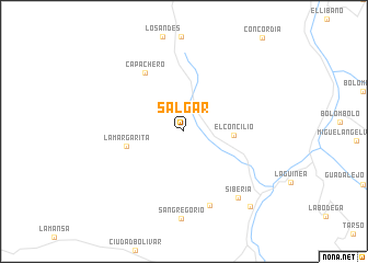 map of Salgar