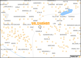 map of Salgi Wāhan