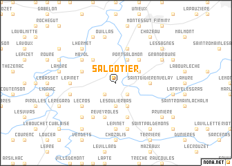 map of Salgotier
