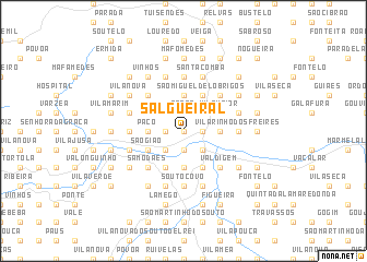 map of Salgueiral