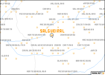 map of Salgueiral