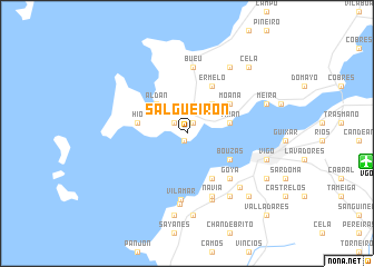 map of Salgueirón