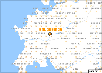 map of Salgueiros