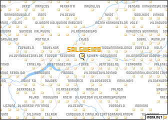 map of Salgueiro