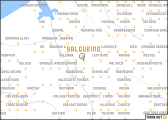 map of Salgueiro
