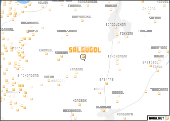 map of Salgu-gol