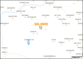 map of Salhane