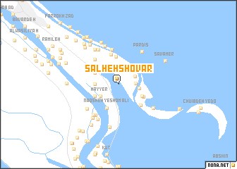 map of Salheh Shovār