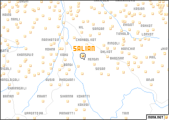 map of Sāliān