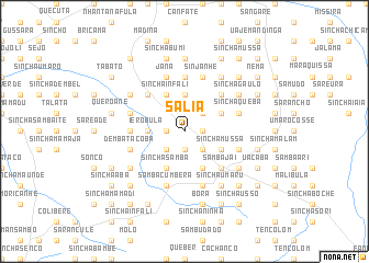 map of Sálià