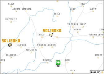 map of Saliboko