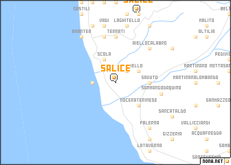 map of Salice