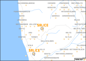 map of Salice