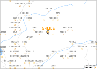 map of Salice