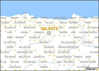 map of Saliente