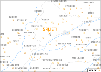 map of Salietʼi