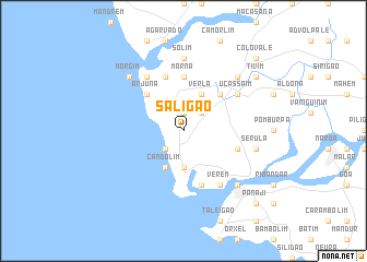 map of Saligao