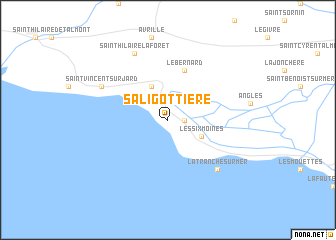 map of Saligottière