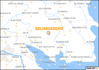 map of Şāliḩ ad Dāghir