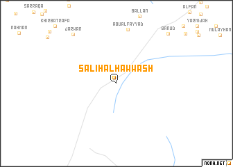 map of Şāliḩ al Ḩawwāsh