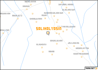 map of Şāliḩ al Yasīn