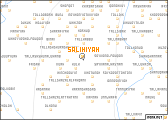 map of Şāliḩīyah